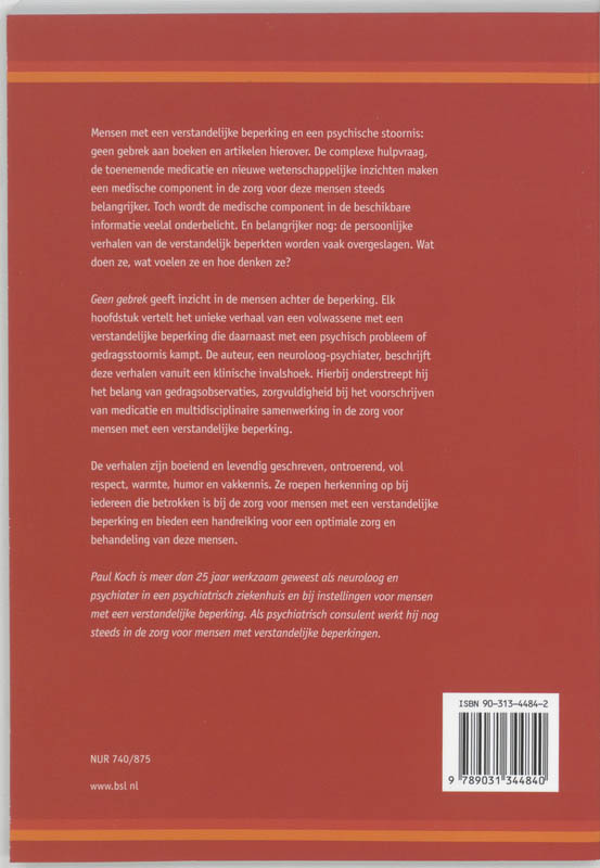 Geen gebrek achterkant