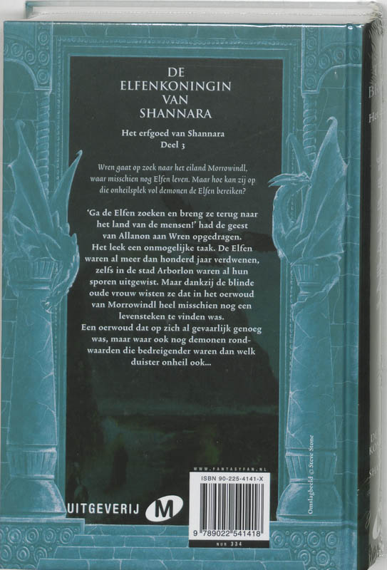 Elfenkoningin van Shannara / Het erfgoed van Shannara / 3 achterkant
