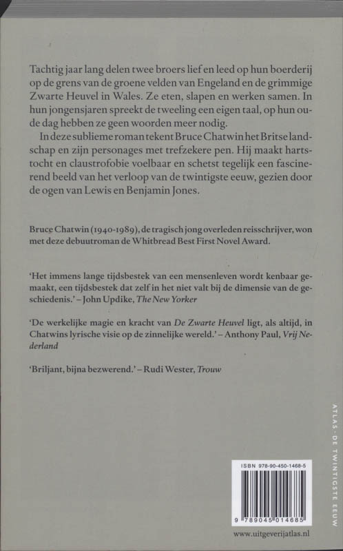 De zwarte heuvel / De twintigste eeuw / 71 achterkant