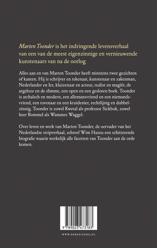 Marten Toonder achterkant
