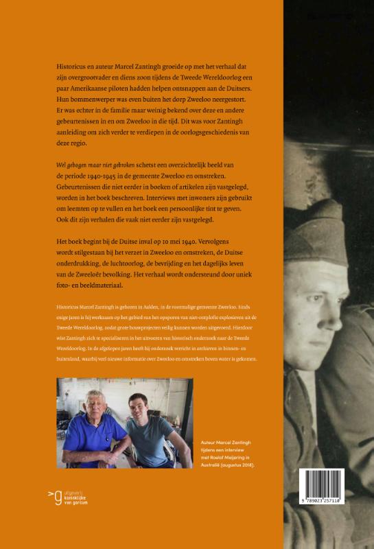 Wel gebogen, maar niet gebroken achterkant