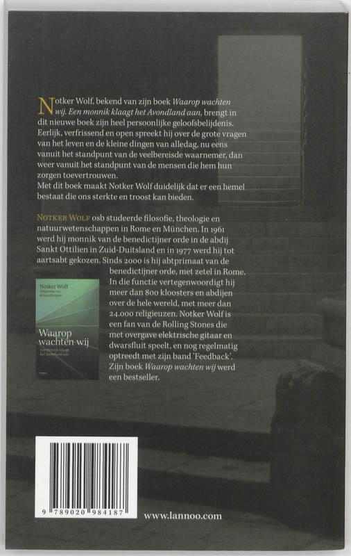 Kleine Geloofsbelijdenis Van Een Abt achterkant