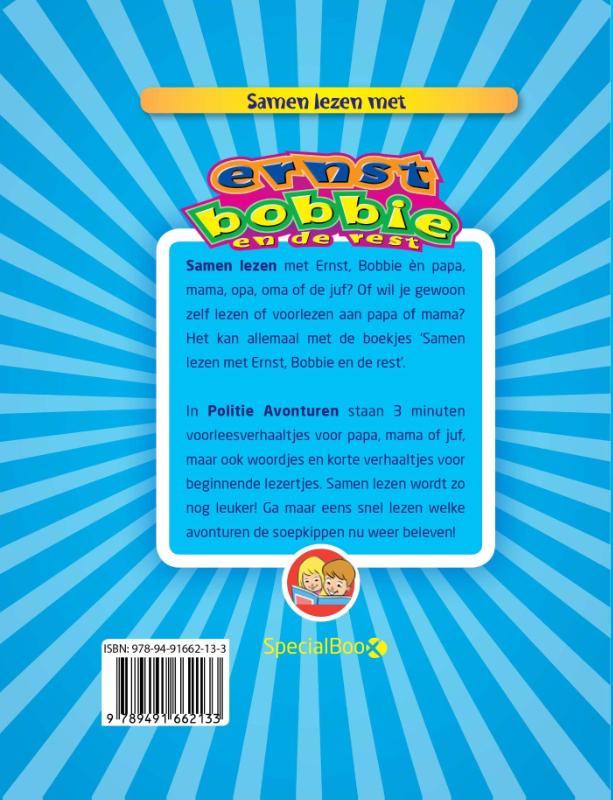 Samen lezen met Ernst, Bobbie en de rest - politie avonturen achterkant
