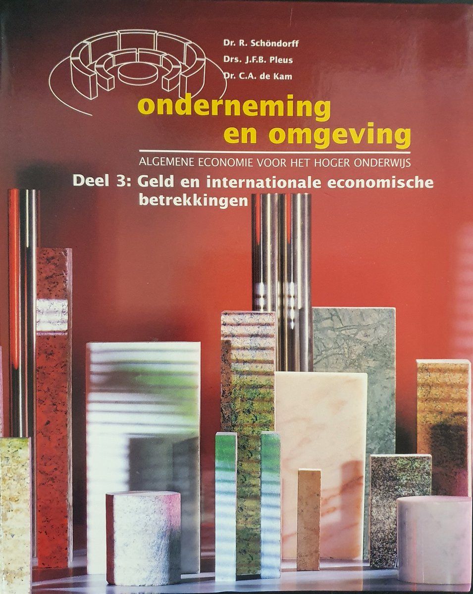 Leerlingenboek Onderneming en omgeving 3 Geld en internationale economische betrekkingen