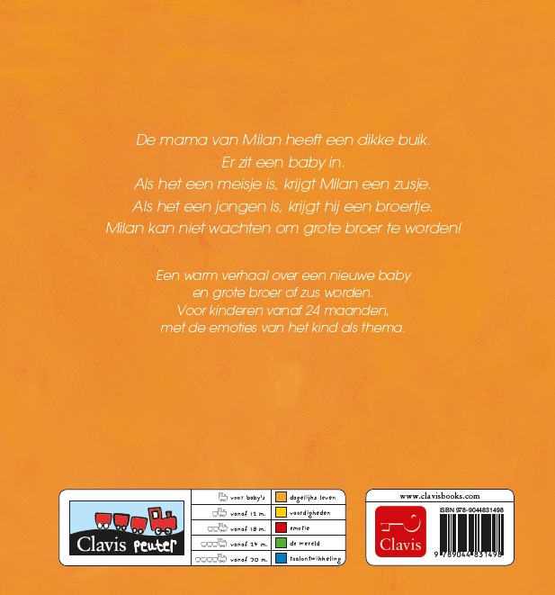 Milan wordt grote broer / Milan achterkant