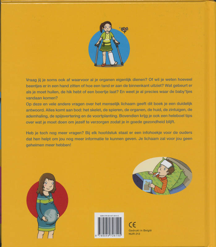 Je lichaam binnenstebuiten achterkant