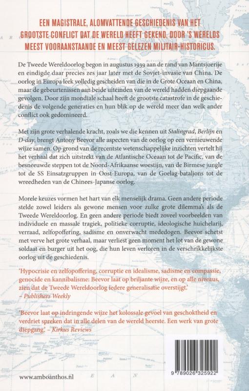De tweede wereld oorlog achterkant