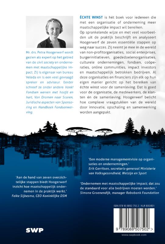 Echte winst achterkant