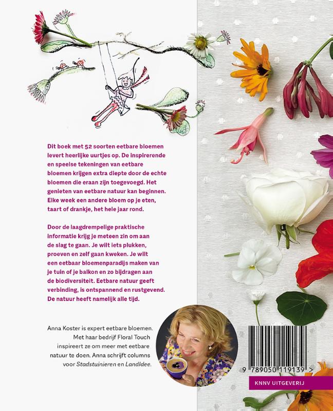 Elke week bloemen op je bord achterkant