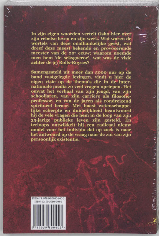 Autobiografie achterkant