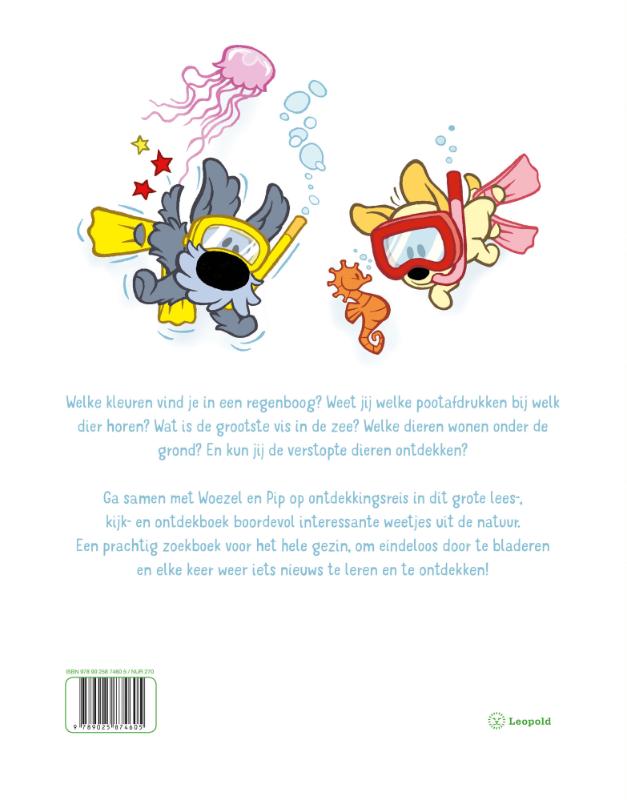 Geheimen van de Tovertuin / Woezel & Pip achterkant