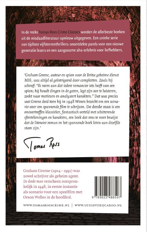 De derde man achterkant