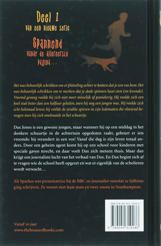 In het spoor van de vos 1 gedaanteverwisseling achterkant