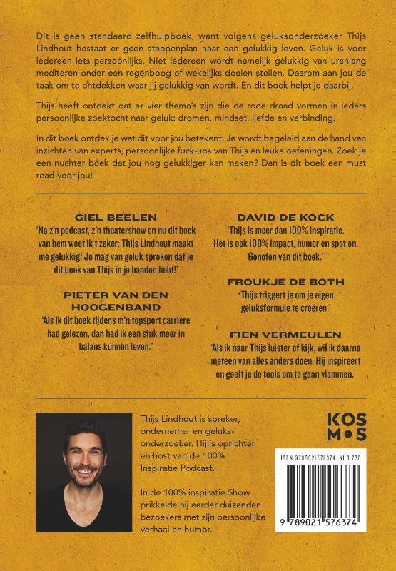 Hoe de fuck vind ik geluk? achterkant