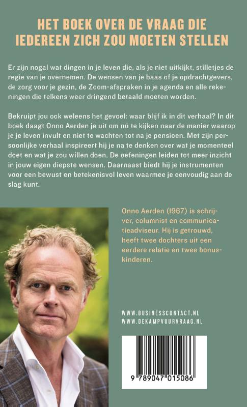 De kampvuurvraag achterkant