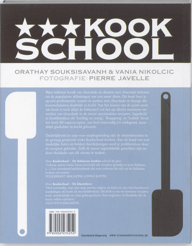 Kookschool Chocolade achterkant