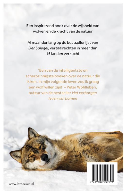 De wijsheid van wolven achterkant