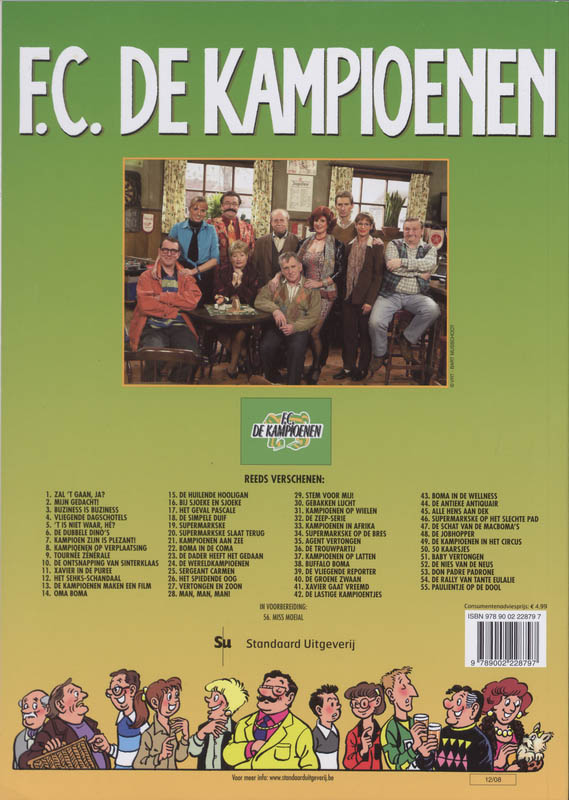 Paulientje op de dool / F.C. De Kampioenen / 55 achterkant