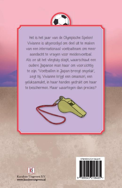 Vivianne voetbalt / Vivianne voetbalt achterkant