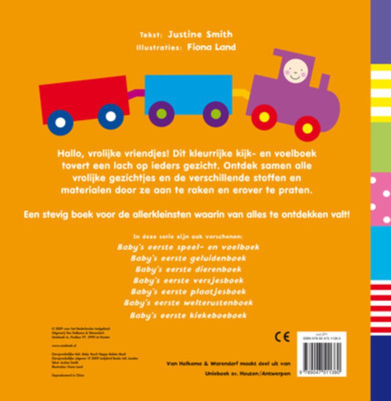 Baby's Eerste Vrolijke Vriendjesboek achterkant