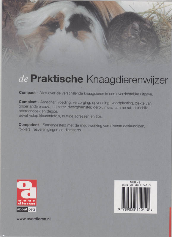 Over Dieren  -   Praktische knaagdierenwijzer achterkant