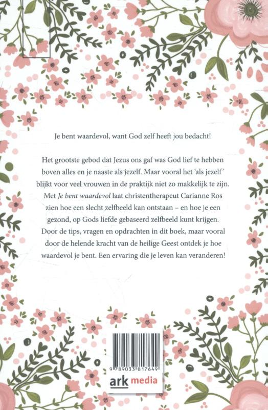 Je bent waardevol achterkant