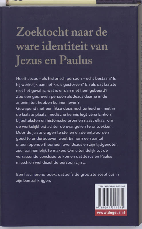 Het raadsel van Damascus achterkant