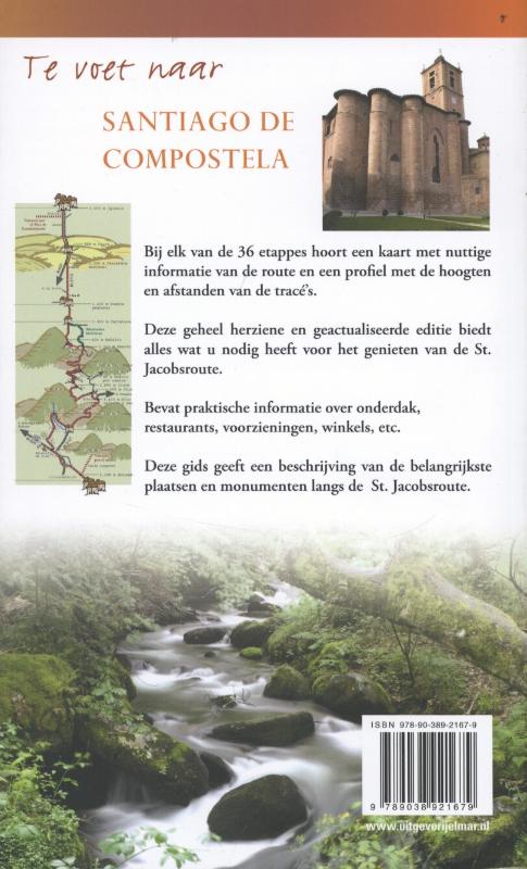 Te voet naar Santiago de Compostela achterkant