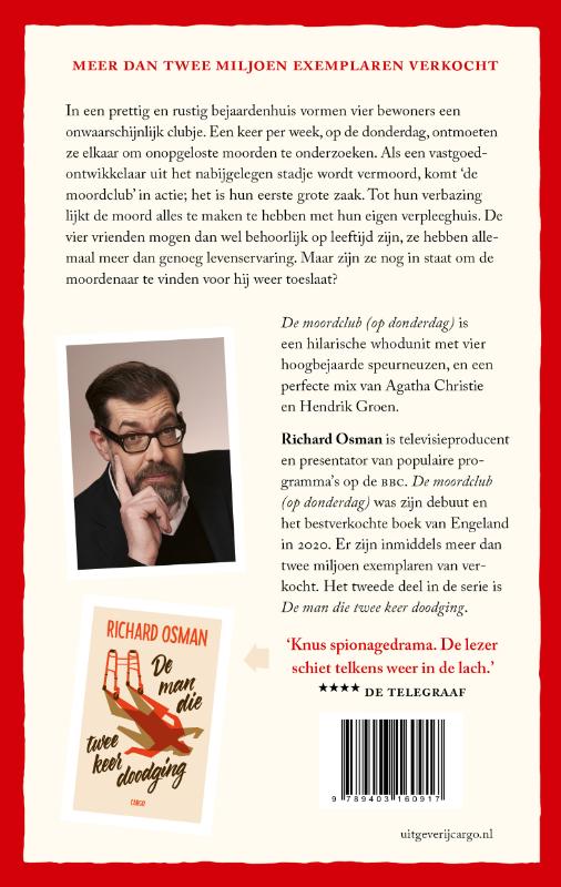 De moordclub (op donderdag) achterkant