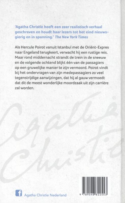 Moord in de Orient-Expres achterkant