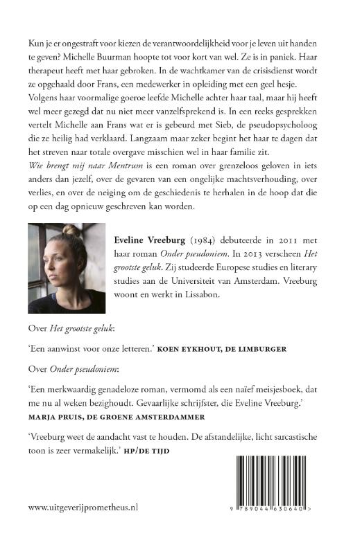 Wie brengt mij naar Mentrum achterkant