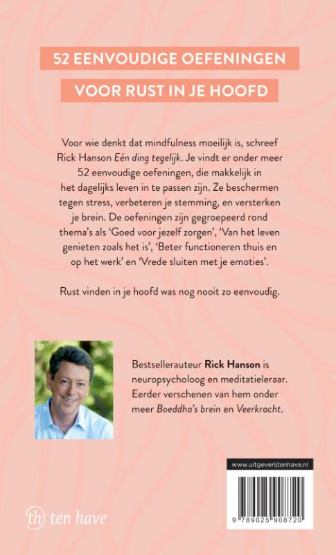 Eén ding tegelijk achterkant