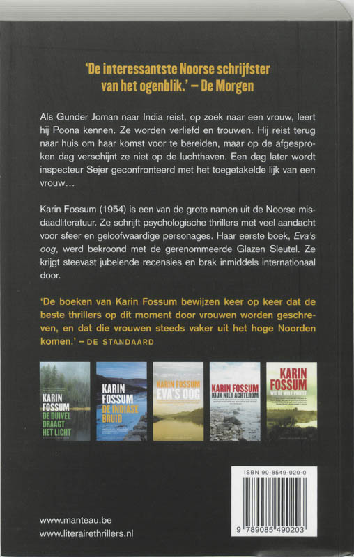 De Indiase Bruid achterkant