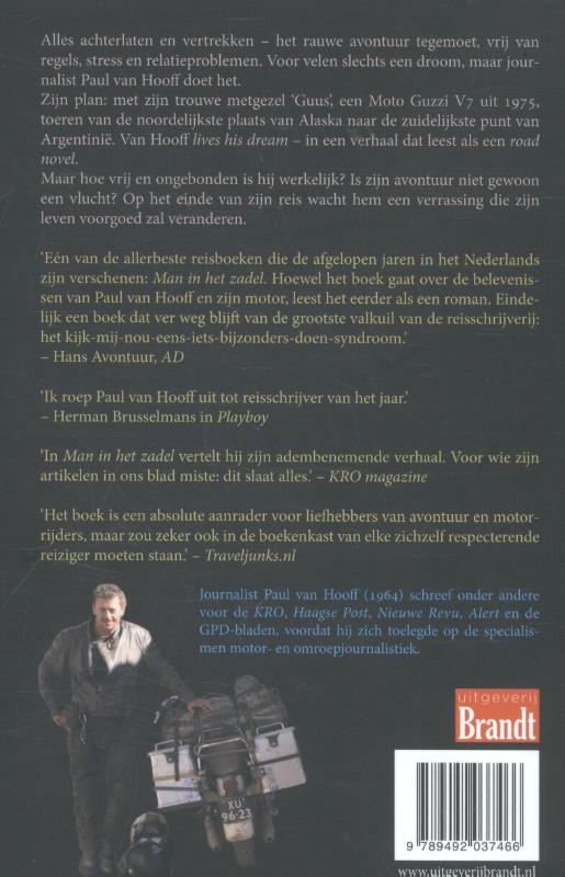 Man in het zadel (midprice-editie) achterkant