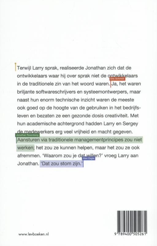 Hoe Google werkt achterkant