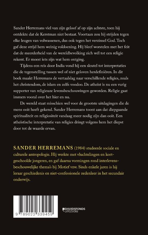 De gelovige atheïst achterkant