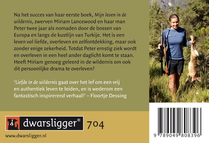 Liefde in de wildernis achterkant