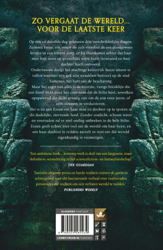 Het Vijfde Seizoen / De gebroken aarde / 1 achterkant