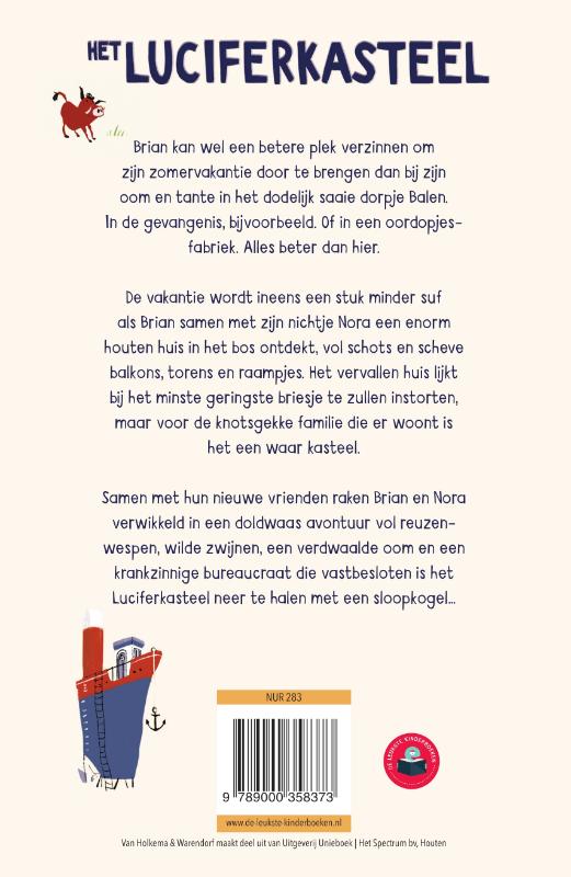 Het luciferkasteel achterkant