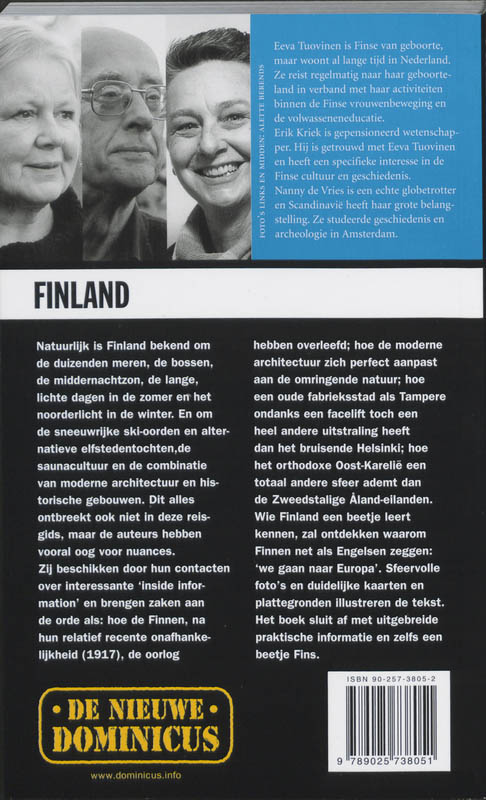 Finland / Dominicus reeks achterkant