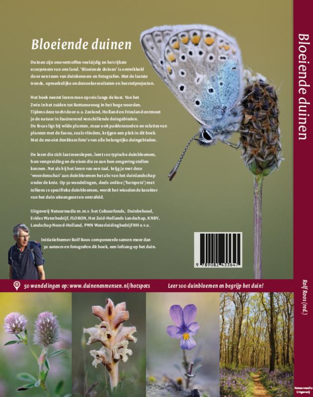 Bloeiende duinen achterkant