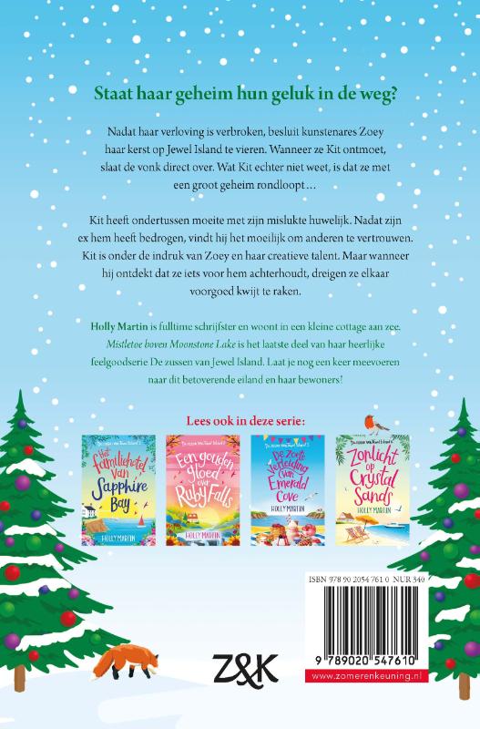 Zussen van Jewel Island 5 - Mistletoe boven Moonstone Lake achterkant