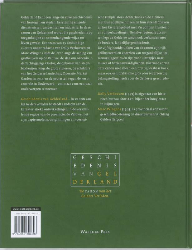 Geschiedenis van Gelderland achterkant