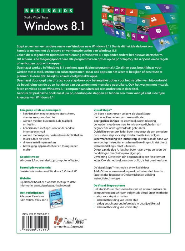 Basisgids Windows 8 achterkant