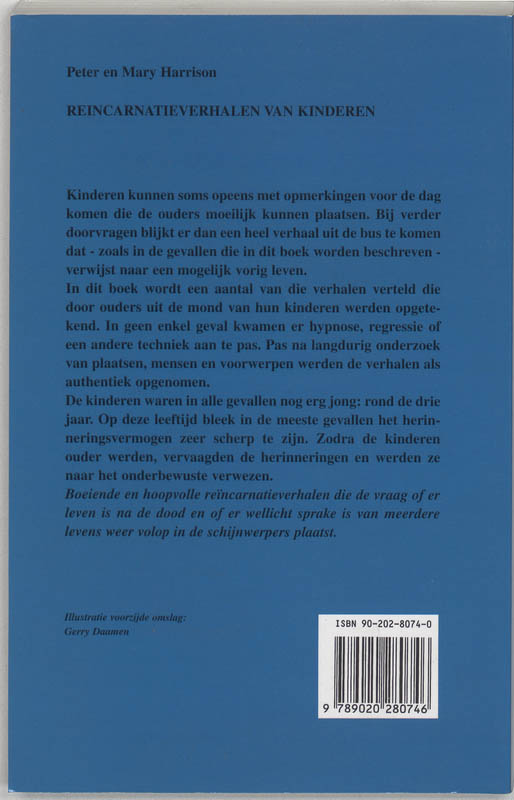 Reincarnatieverhalen Van Kinderen achterkant