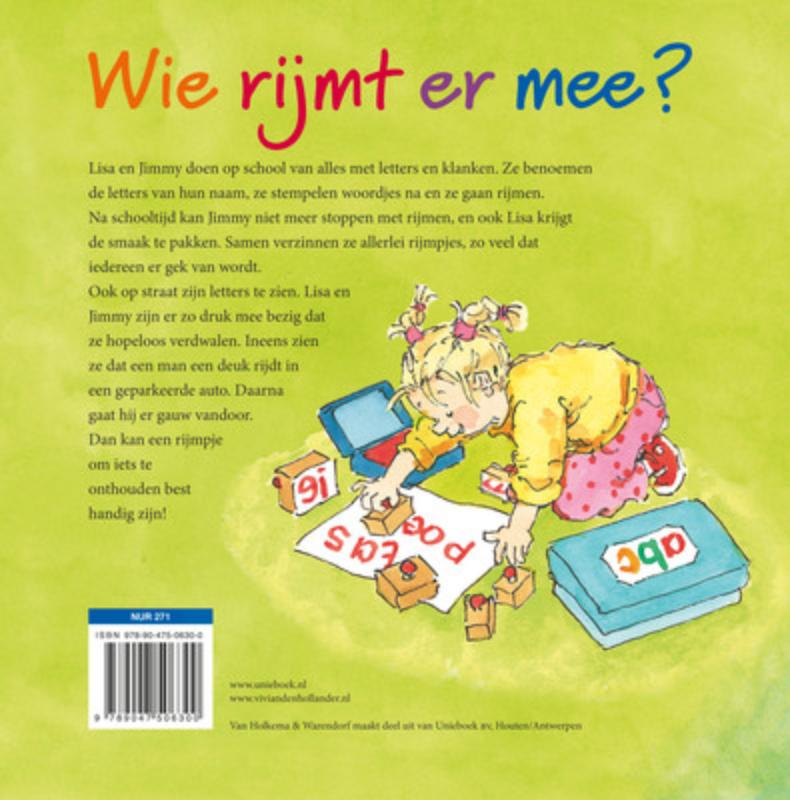 Wie Rijmt Er Mee? achterkant