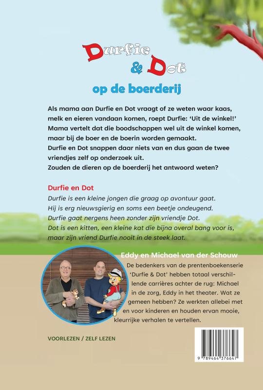 Op de boerderij / Durfie & Dot achterkant
