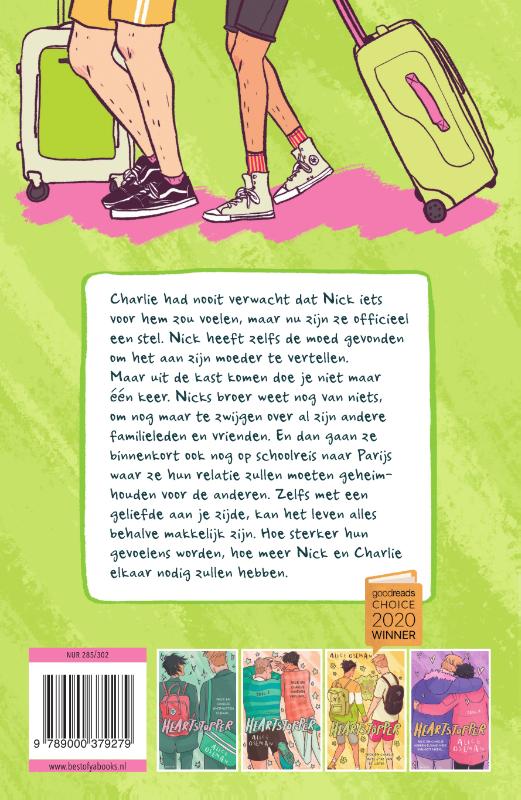 Nick en Charlie in de stad van de liefde… / Heartstopper / 3 achterkant
