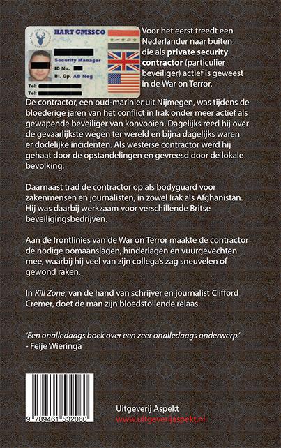 Kill Zone achterkant