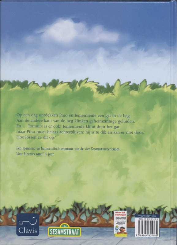 Pino En Het Gat In De Heg achterkant